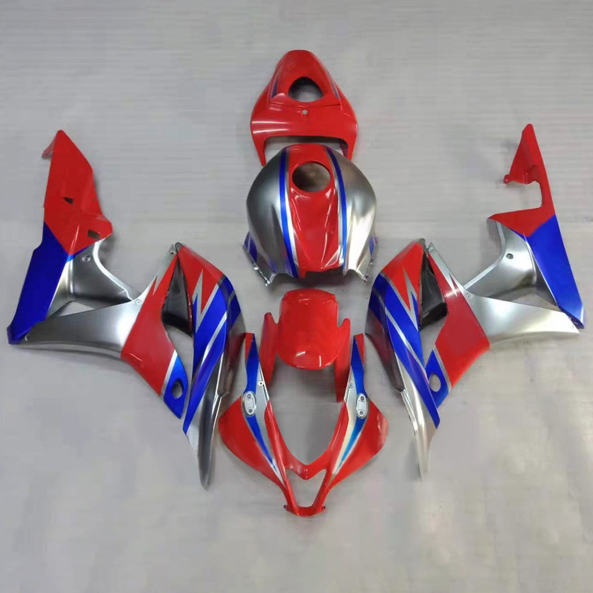 Kit carena Amotopart 2007-2008 Honda CBR600RR F5 rosso blu