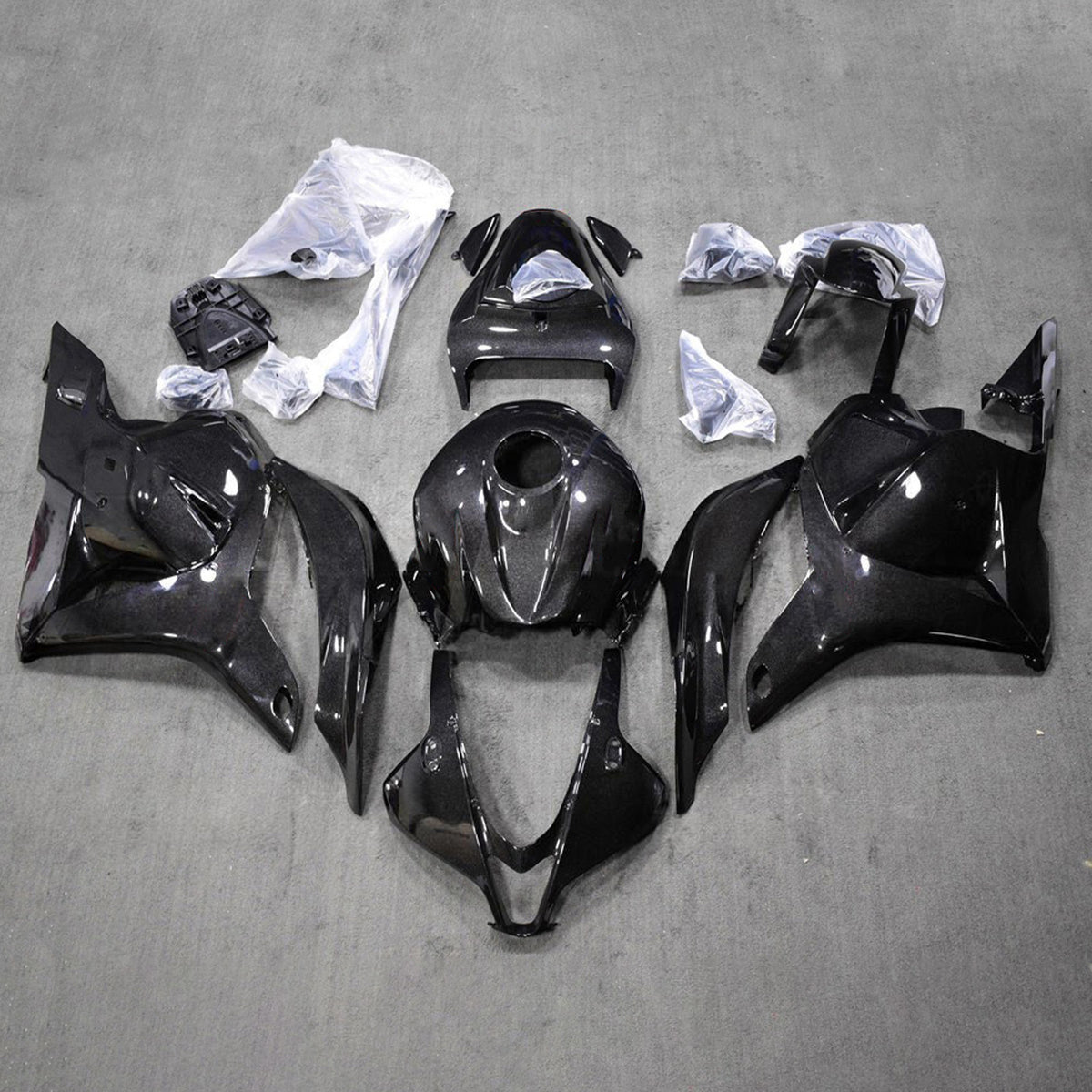 Amotopart 2009-2012 Honda CBR600RR F5 Black Fairing Kit
