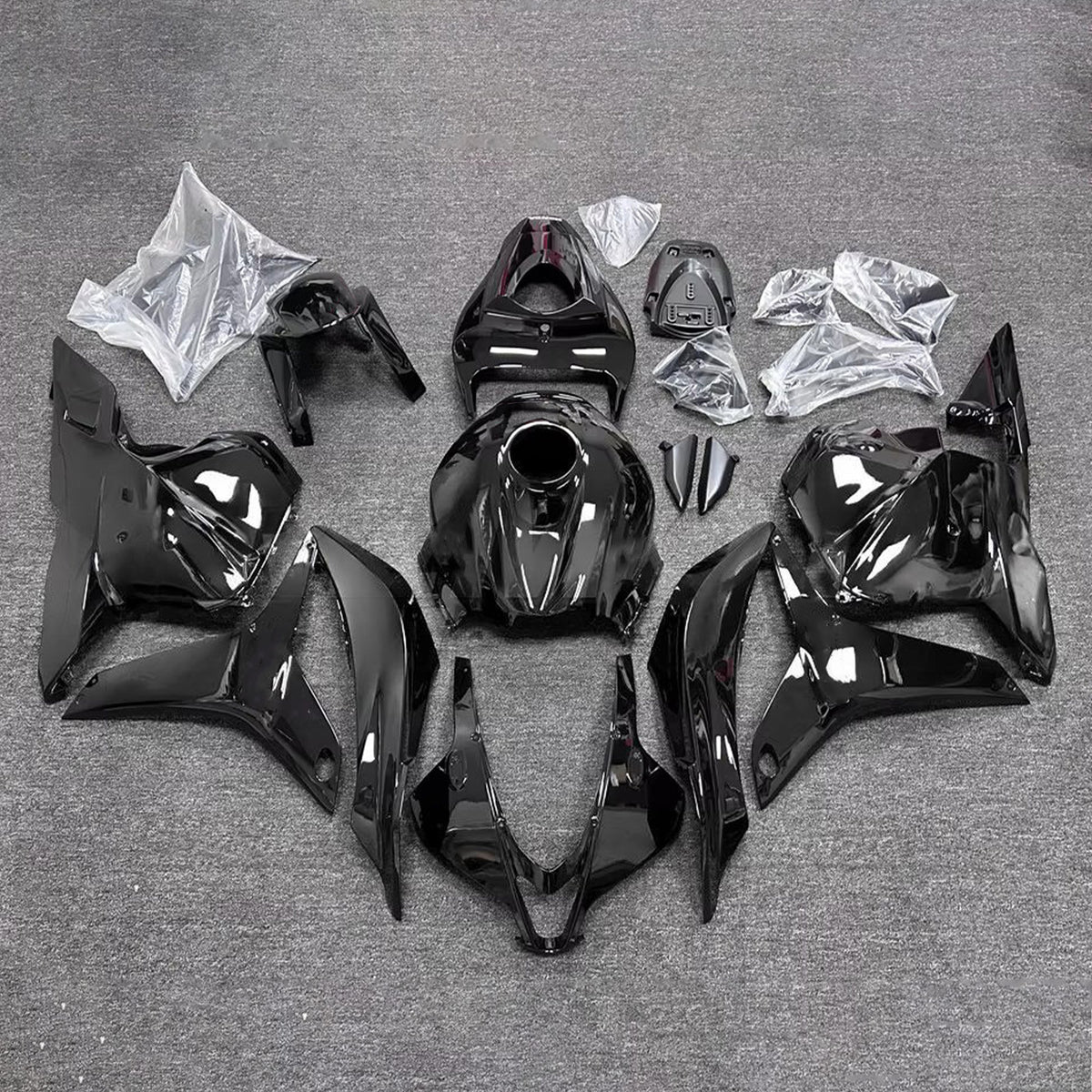 Amotopart 2009-2012 Honda CBR600RR F5 Black Fairing Kit