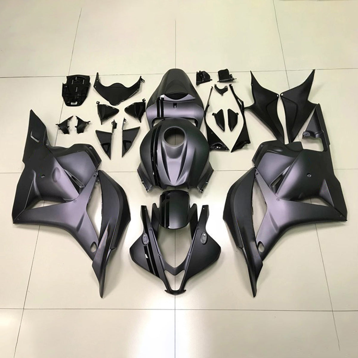 Amotopart 2009–2012 Honda CBR600RR F5 schwarzes Verkleidungsset