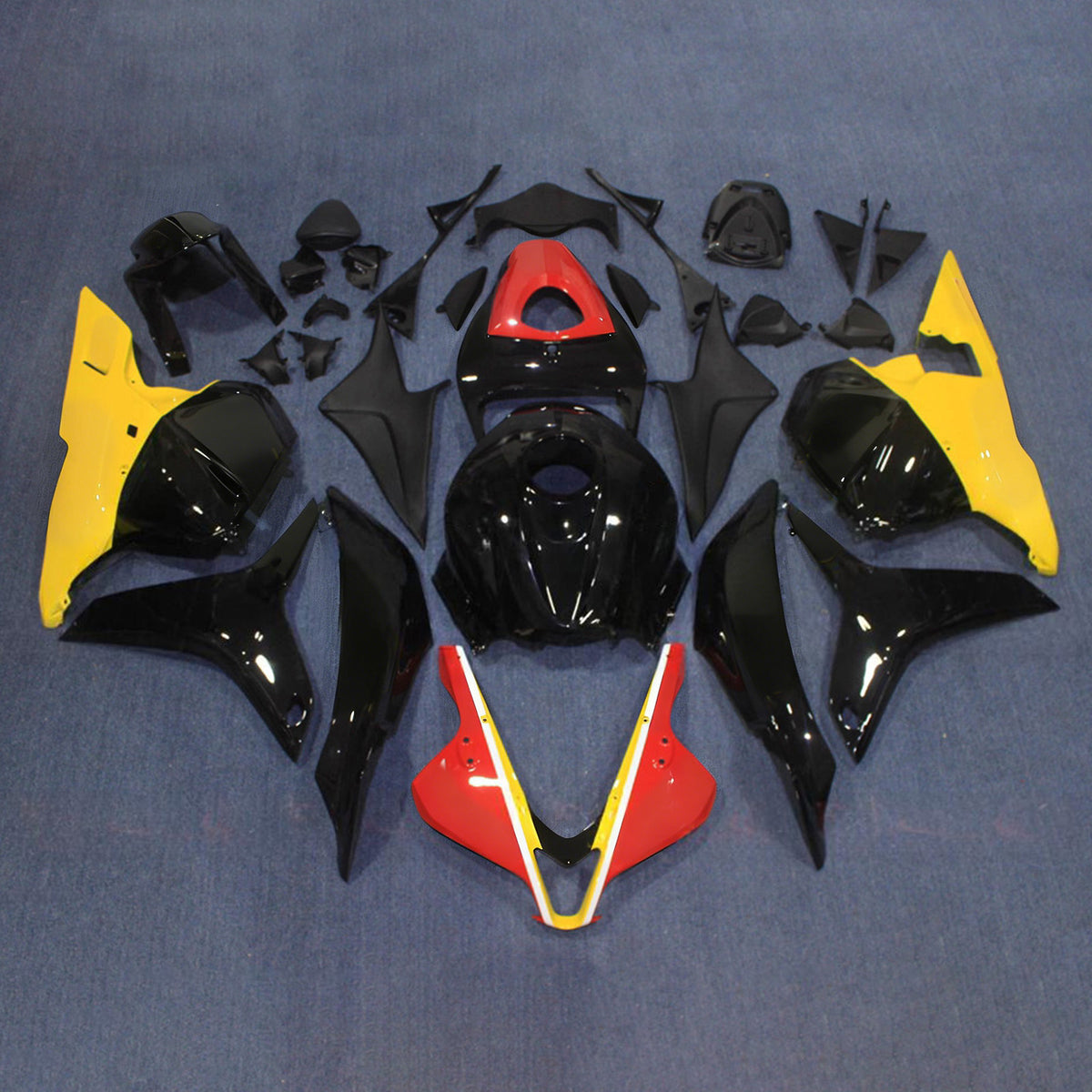 Amotopart 2009-2012 Honda CBR600RR F5 Black Fairing Kit