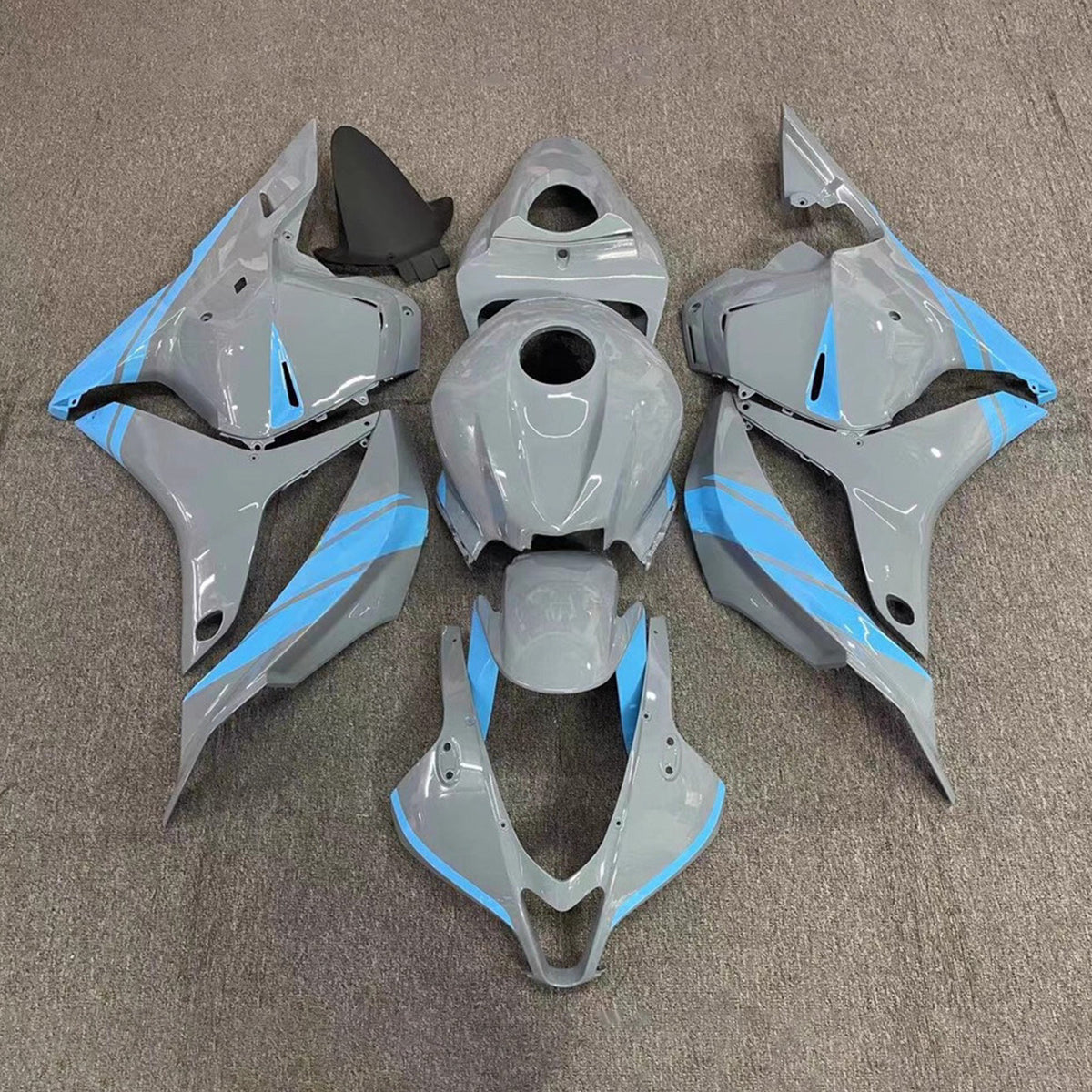 Amotopart 2009-2012 Honda CBR600RR F5 Grey Fairing Kit