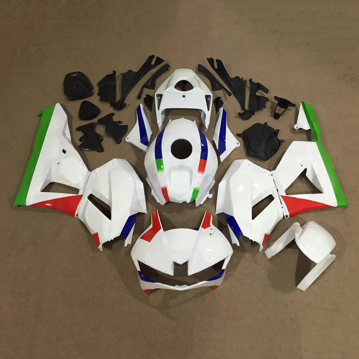 Amotopart 2013-2025 Honda CBR600RR F5 White Fairing Kit