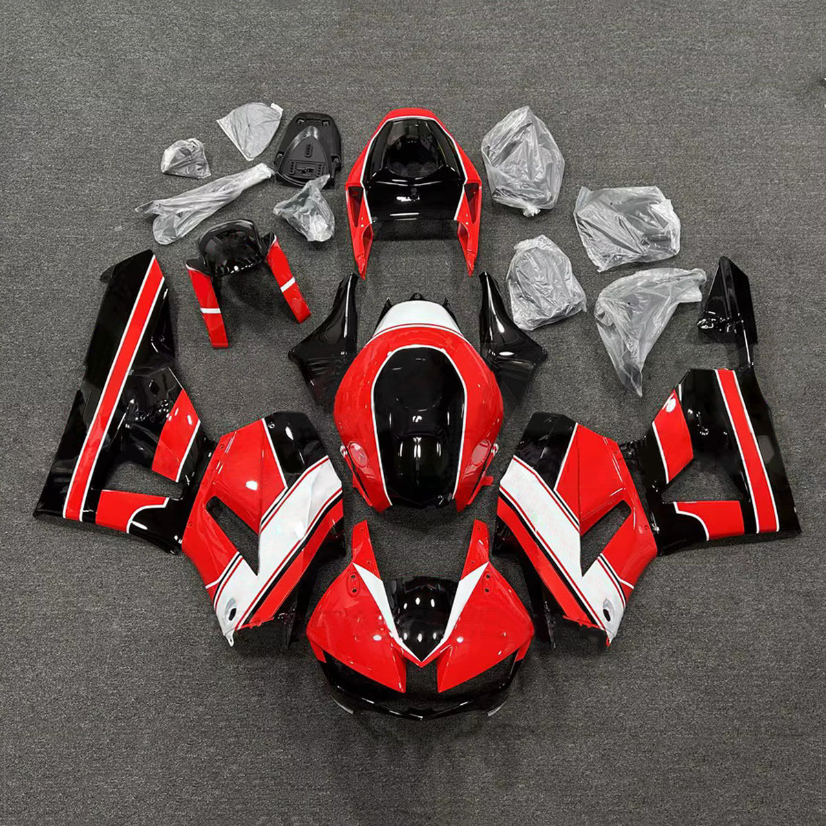 Amotopart 2013-2025 Honda CBR600RR F5 Red Black Fairing Kit