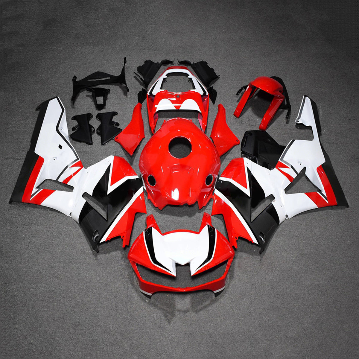Amotopart 2013-2025 Honda CBR600RR F5 Red White Fairing Kit
