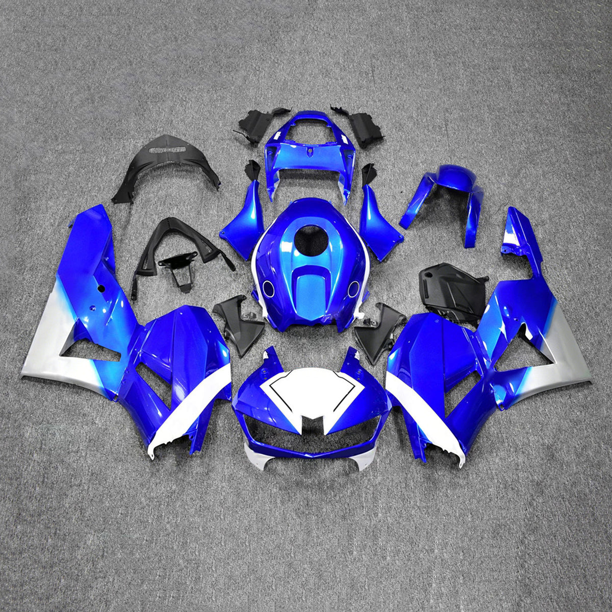 Amotopart 2013-2025 Honda CBR600RR F5 blauw-witte kuipset