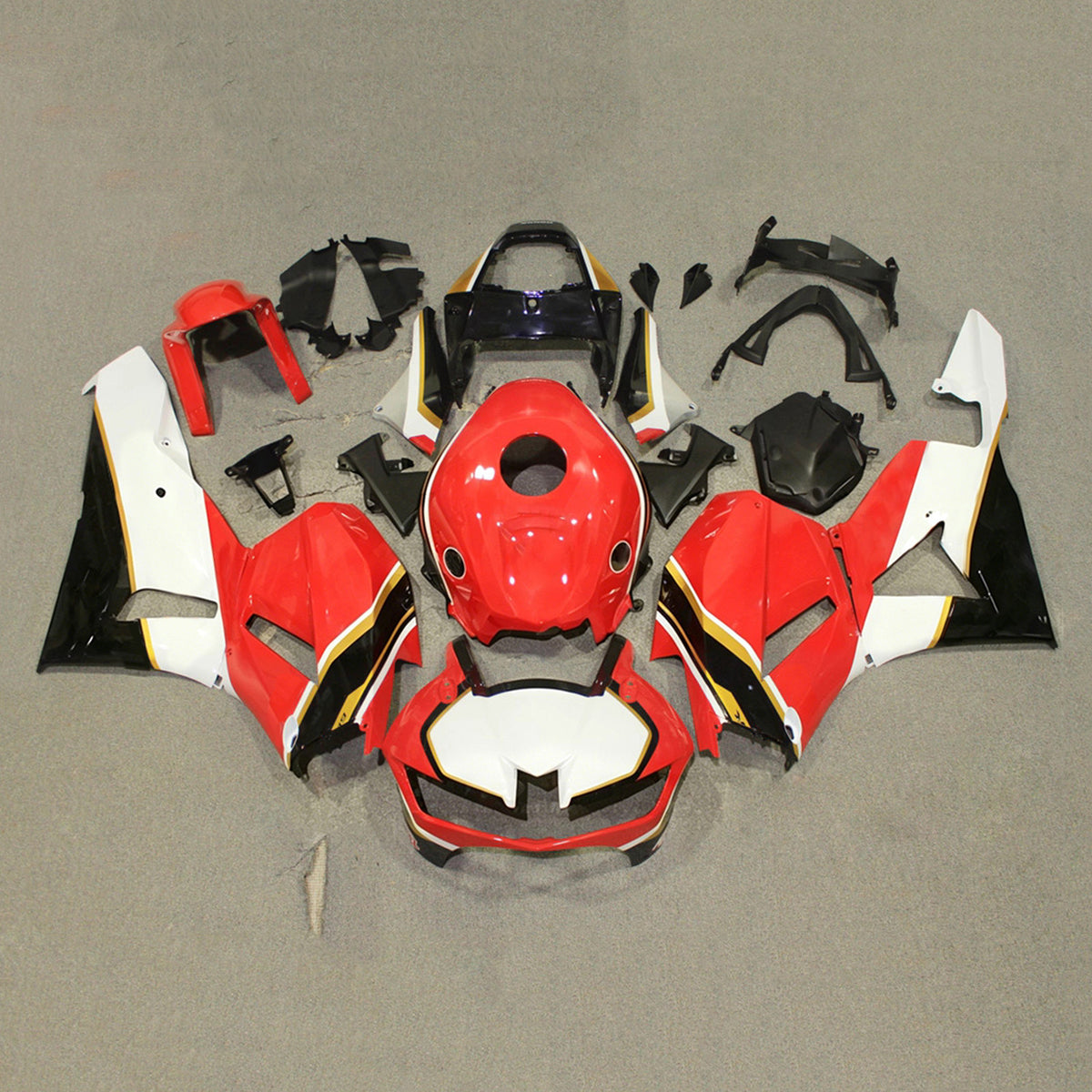 Amotopart 2013-2025 Honda CBR600RR F5 Red White Fairing Kit