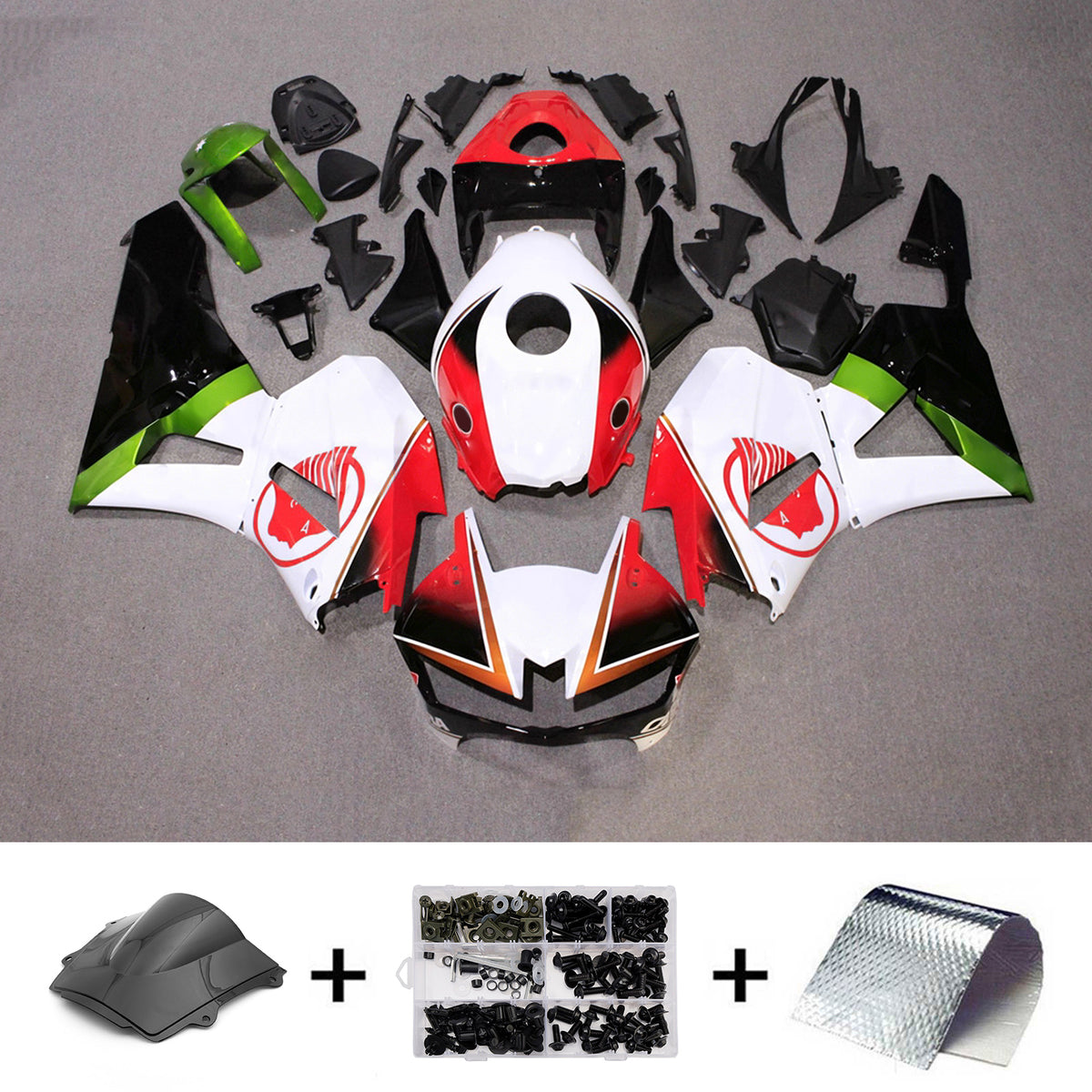 Sada kapotáže Amotopart 2013-2025 Honda CBR600RR F5 bílá červená
