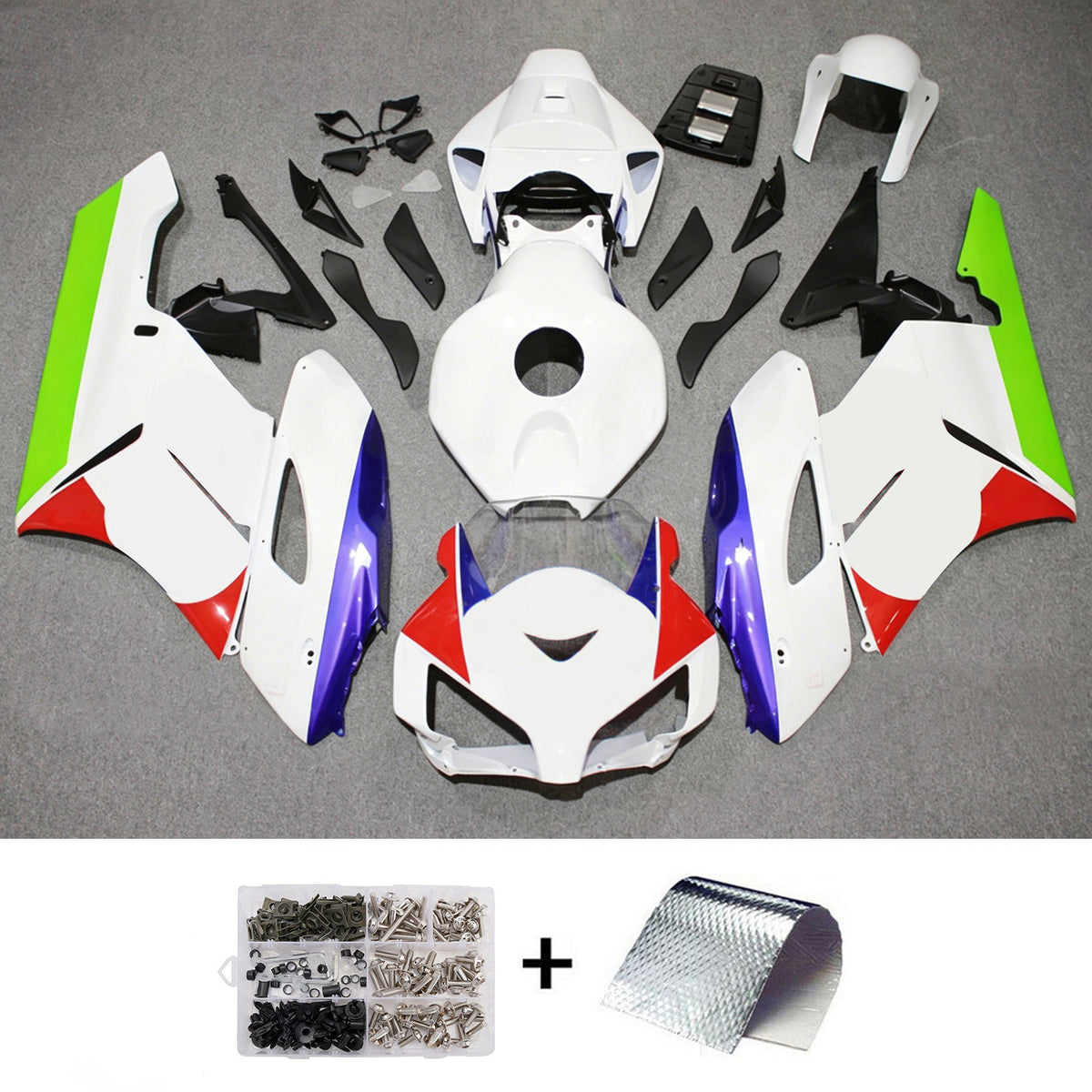 Amotopart 2004-2005 ホンダ CBR1000RR ホワイト フェアリングキット