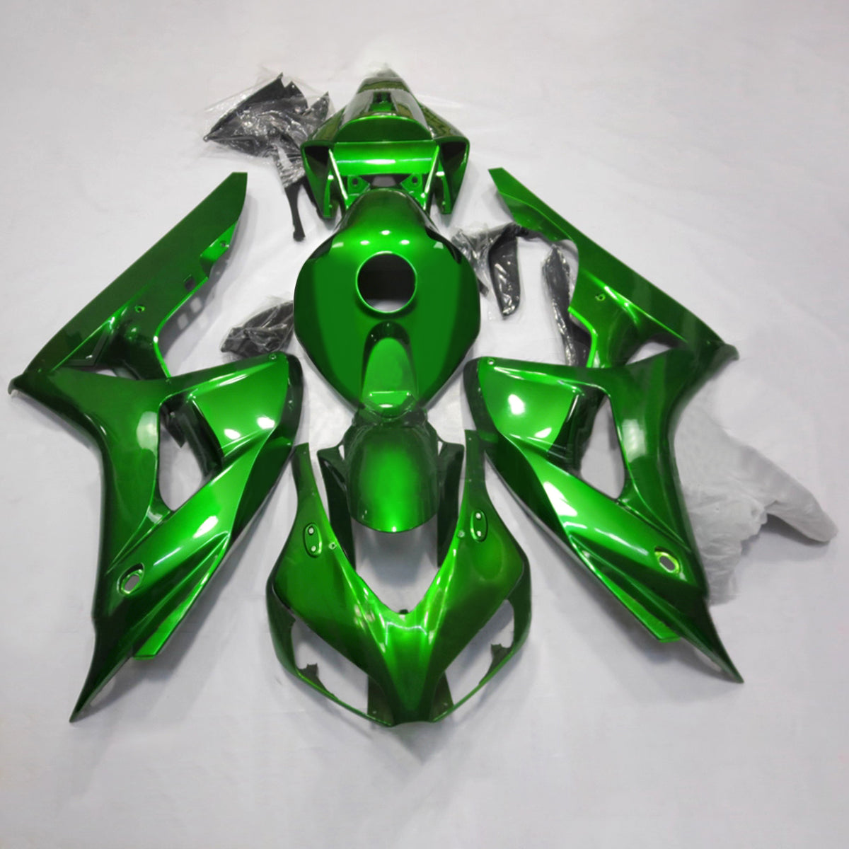 Amotopart 2006-2007 Honda CBR1000RR Green Fairing Kit
