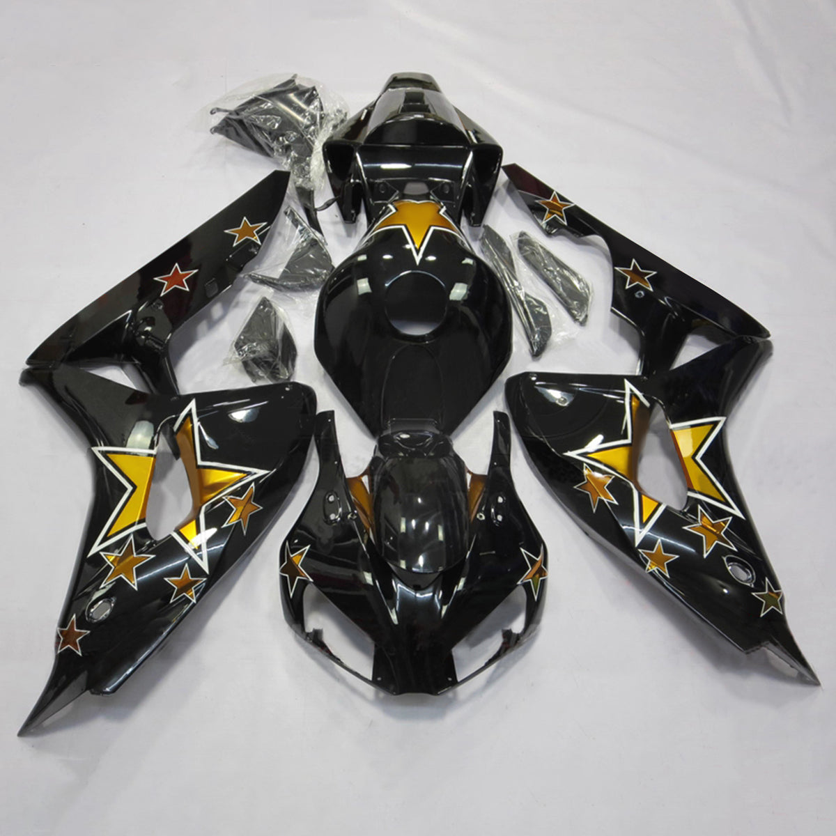 Amotopart 2006-2007 Honda CBR1000RR Black Fairing Kit