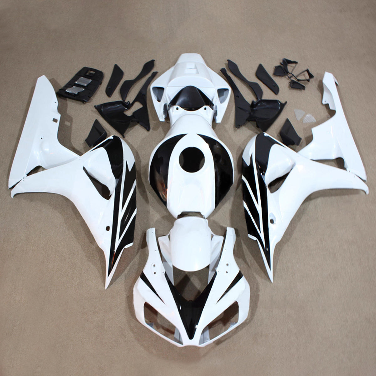 Amotopart 2006–2007 Honda CBR1000RR weißes Verkleidungsset