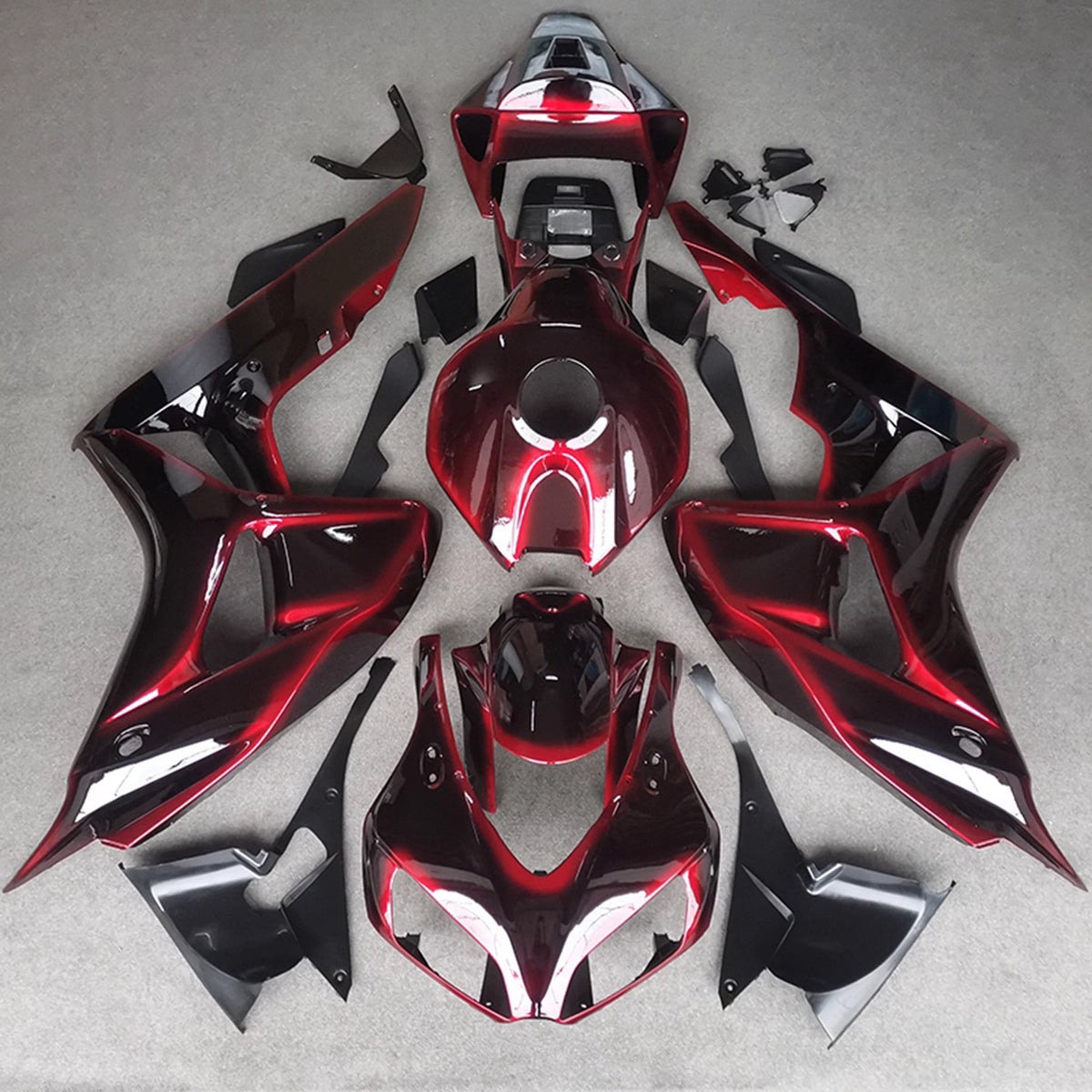 Amotopart 2006-2007 Honda CBR1000RR Red Fairing Kit