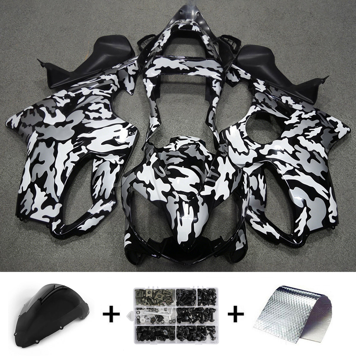 Amotopart 2001-2003 Honda CBR600 F4i camouflagepatroon kuipset