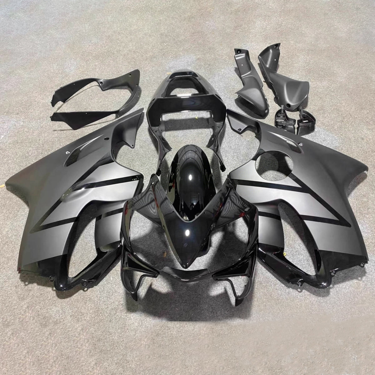 Amotopart 2001-2003 Honda CBR600 F4i Silver Fairing Kit
