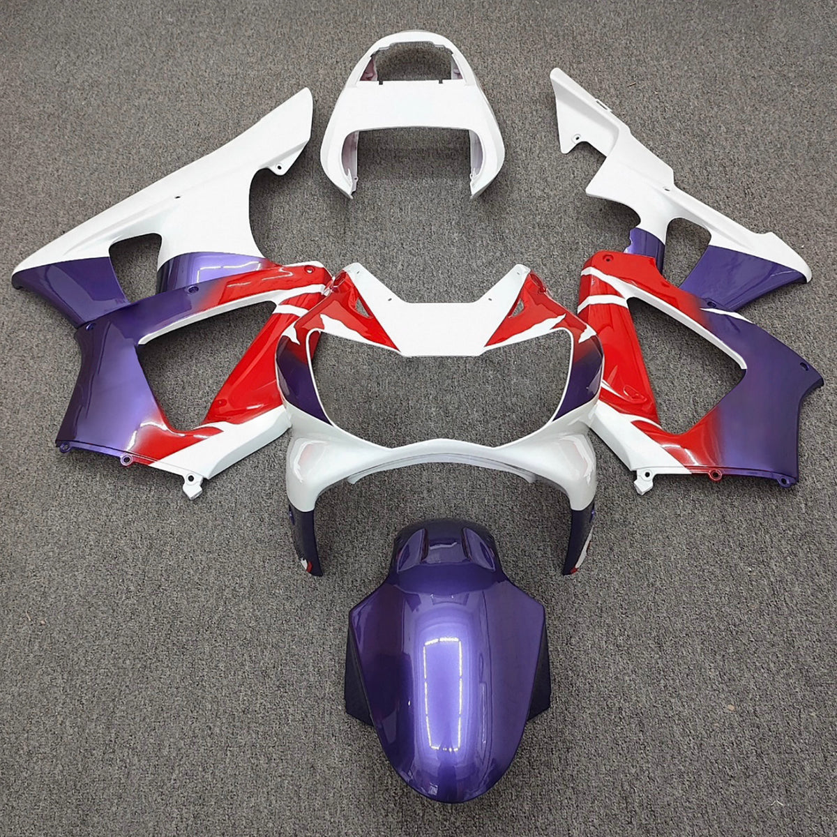 Sada kapotáže Amotopart 2000-2001 Honda CBR929RR Bílá Červená Fialová