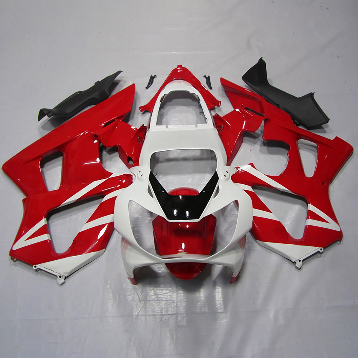 Amotopart 2000-2001 Honda CBR929RR Kit de carenado rojo blanco