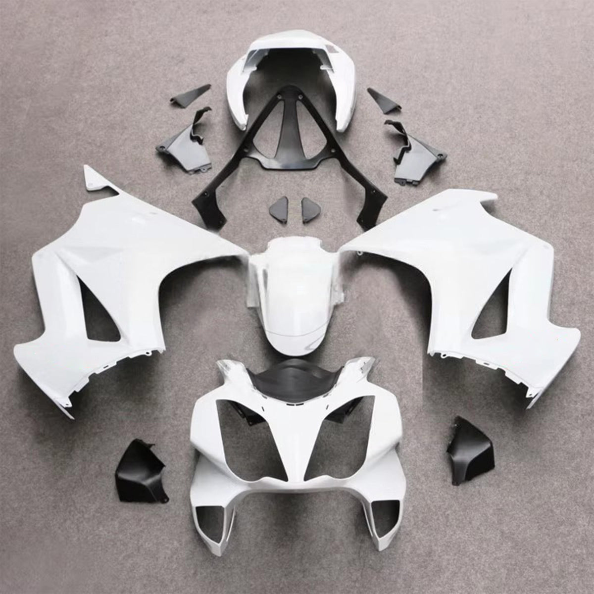 Amotopart 2002-2012 Honda VFR800 White Fairing Kit