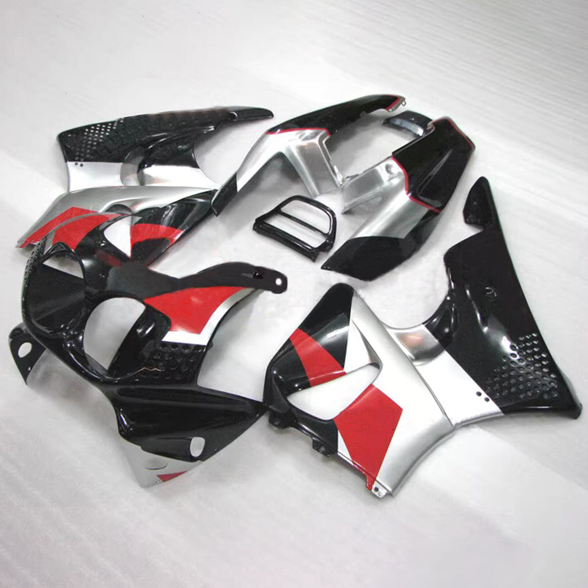 Amotopart 1992-1993 Honda CBR900RR 893 Black Red White Fairing Kit