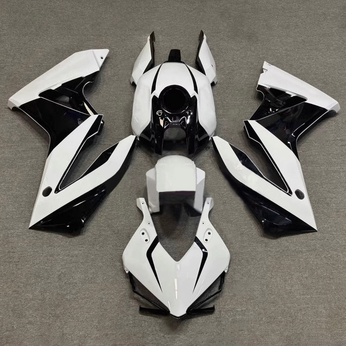 Sada kapotáže Amotopart 2024-2026 Honda CBR650R White Black