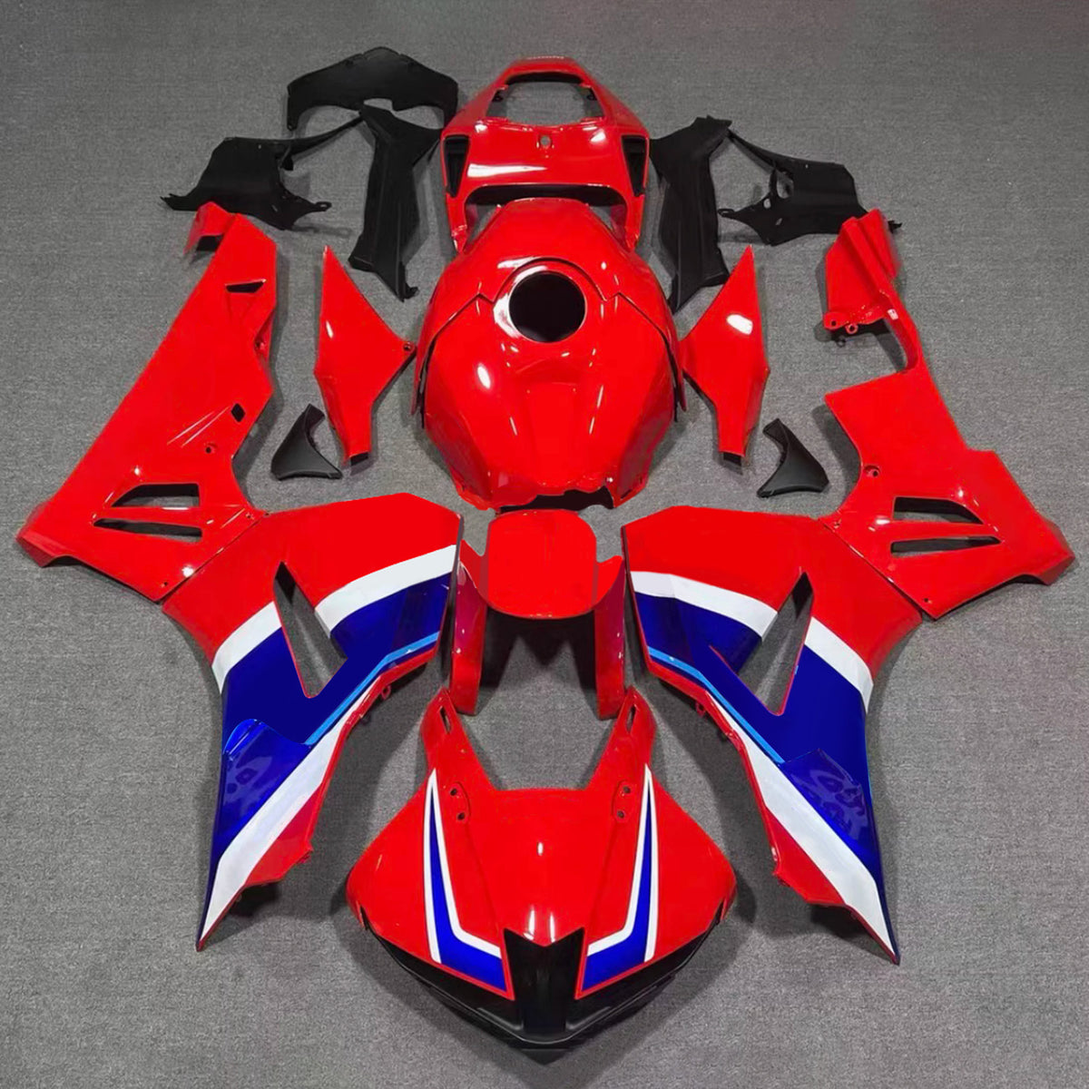 Amotopart 2024-2026 Honda CBR600RR Kit de carenado rojo azul negro