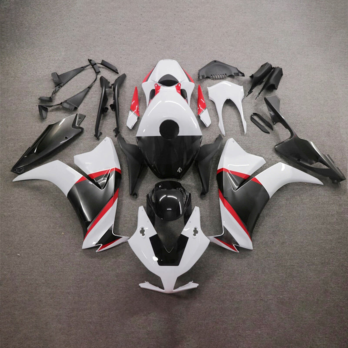 Amotopart 2012-2016 Honda CBR1000RR White Black Fairing Kit