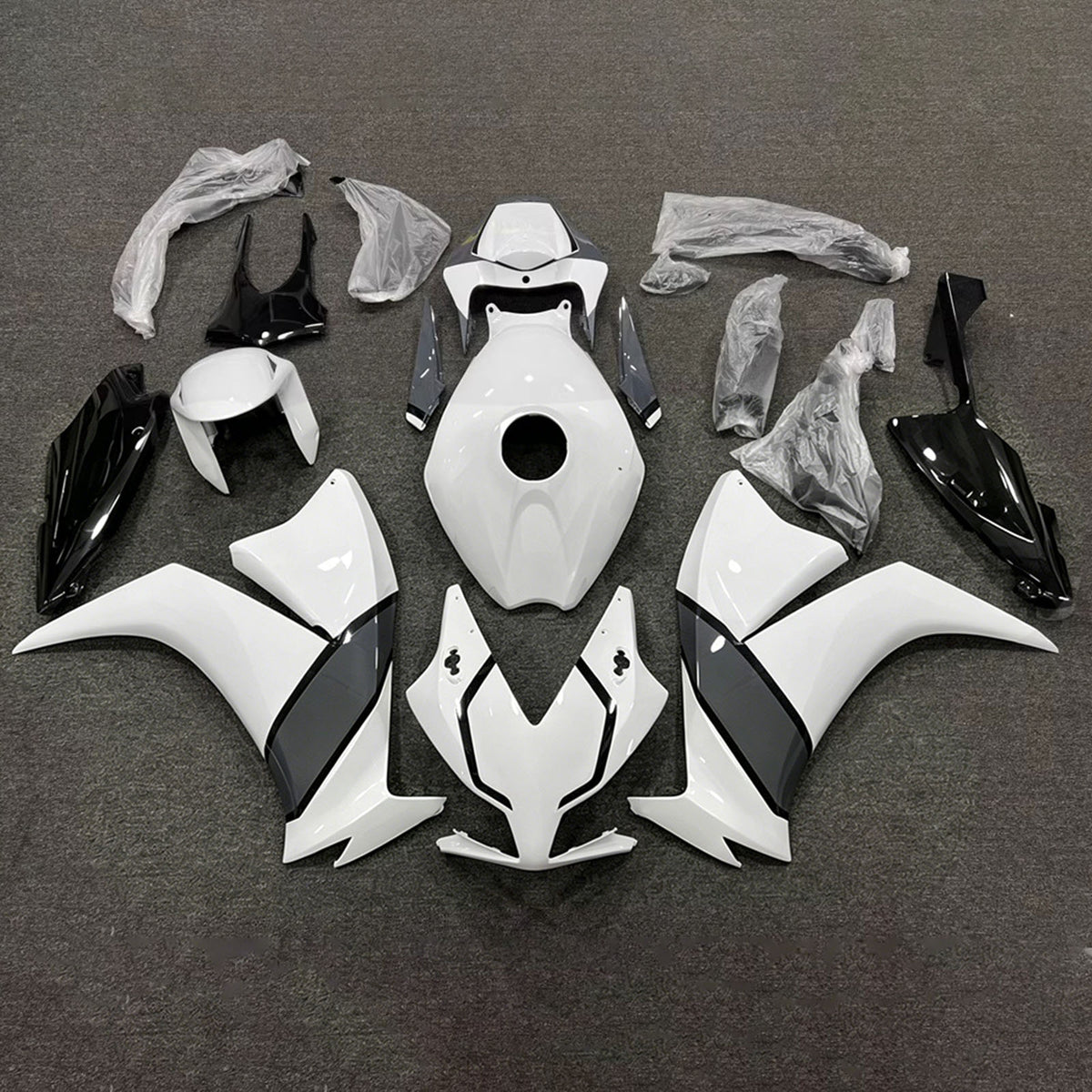 Amotopart 2012-2016 Honda CBR1000RR White Fairing Kit
