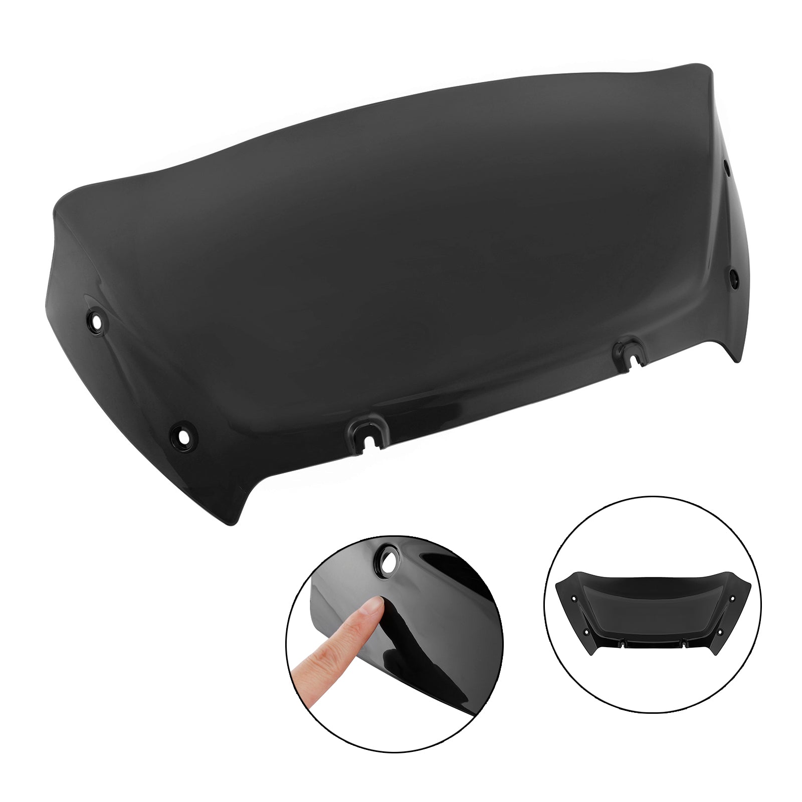 Touring Street Glide CVO 117 121 2023–2024 9" Čelní sklo Přední sklo