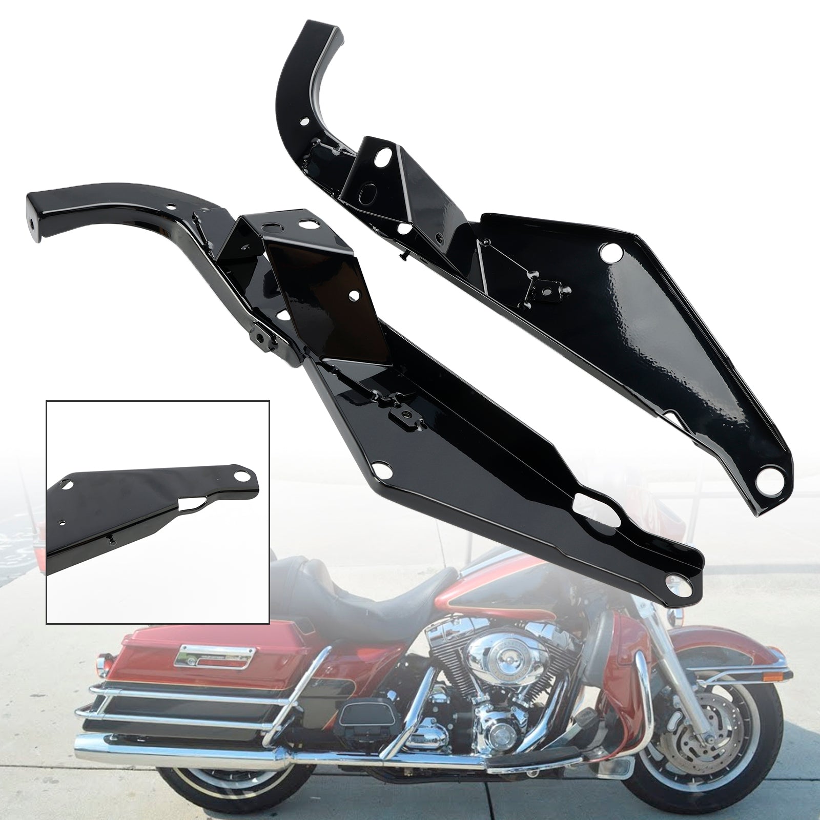 96-13 Touring Street Electra Glide Head Fairing Support Mount konsoler