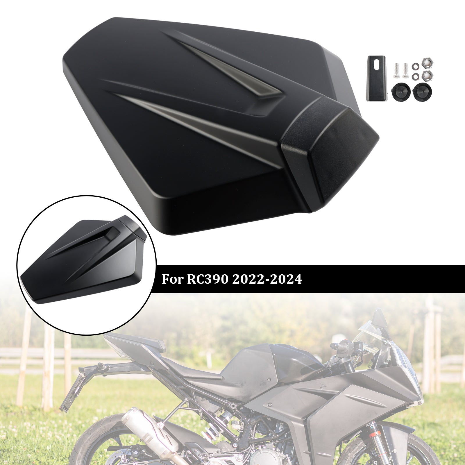 22-24 ktm RC390 staart achterstoelbedekking kuip cowl