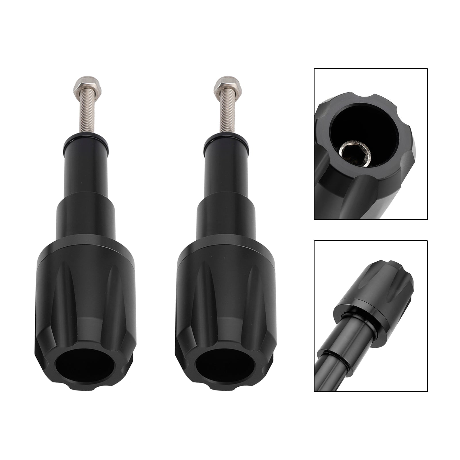 17-21 Honda Rebel CMX500 CM500 Crash Bobbin Protector Slider de aluminio negro