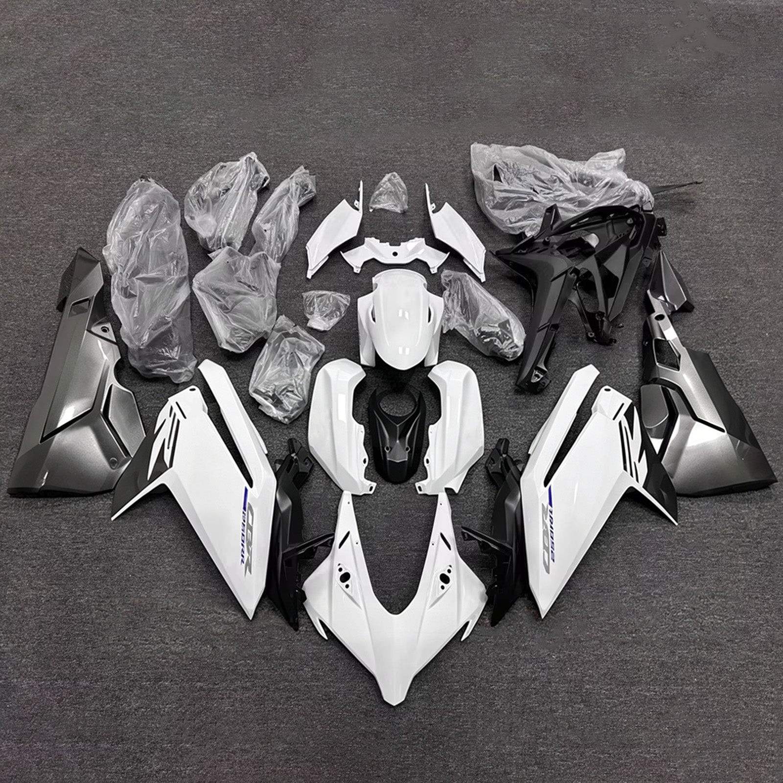 Amotopart 2023-2024 Honda CBR250RR witte kuipset