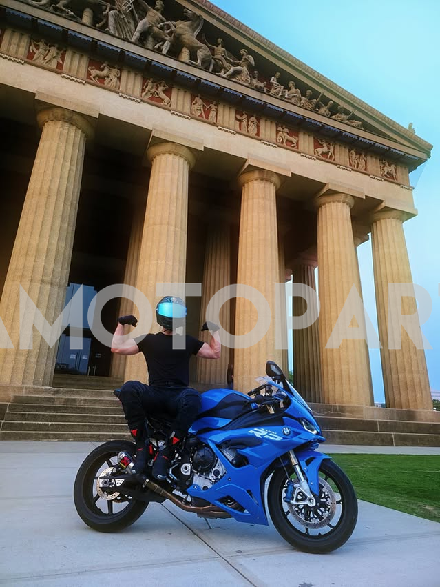 Amotopart 2023-2024 S1000RR BMW Kit de carénage bleu clair brillant