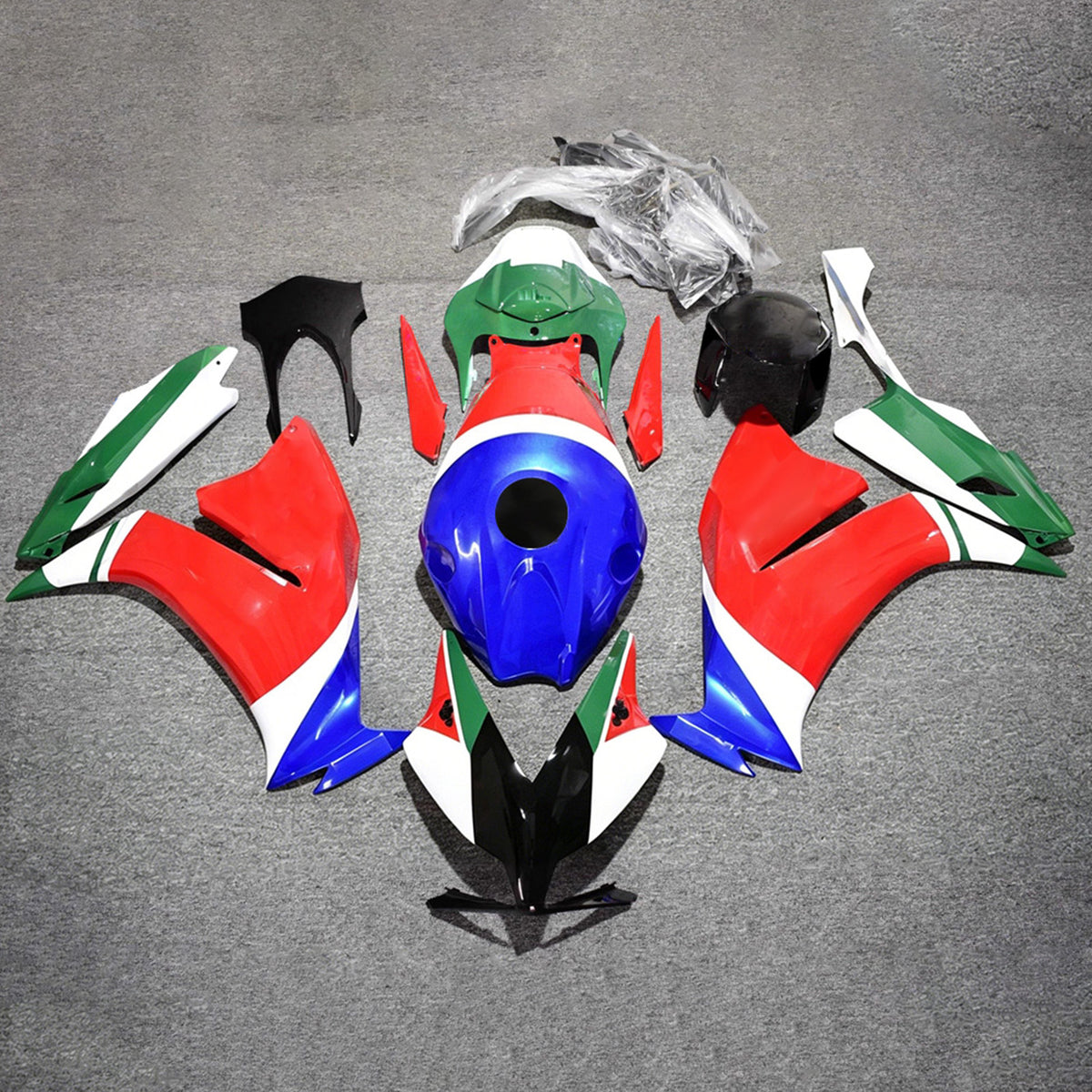 Amotopart 2012-2016 Honda CBR1000RR Blue Red Fairing Kit