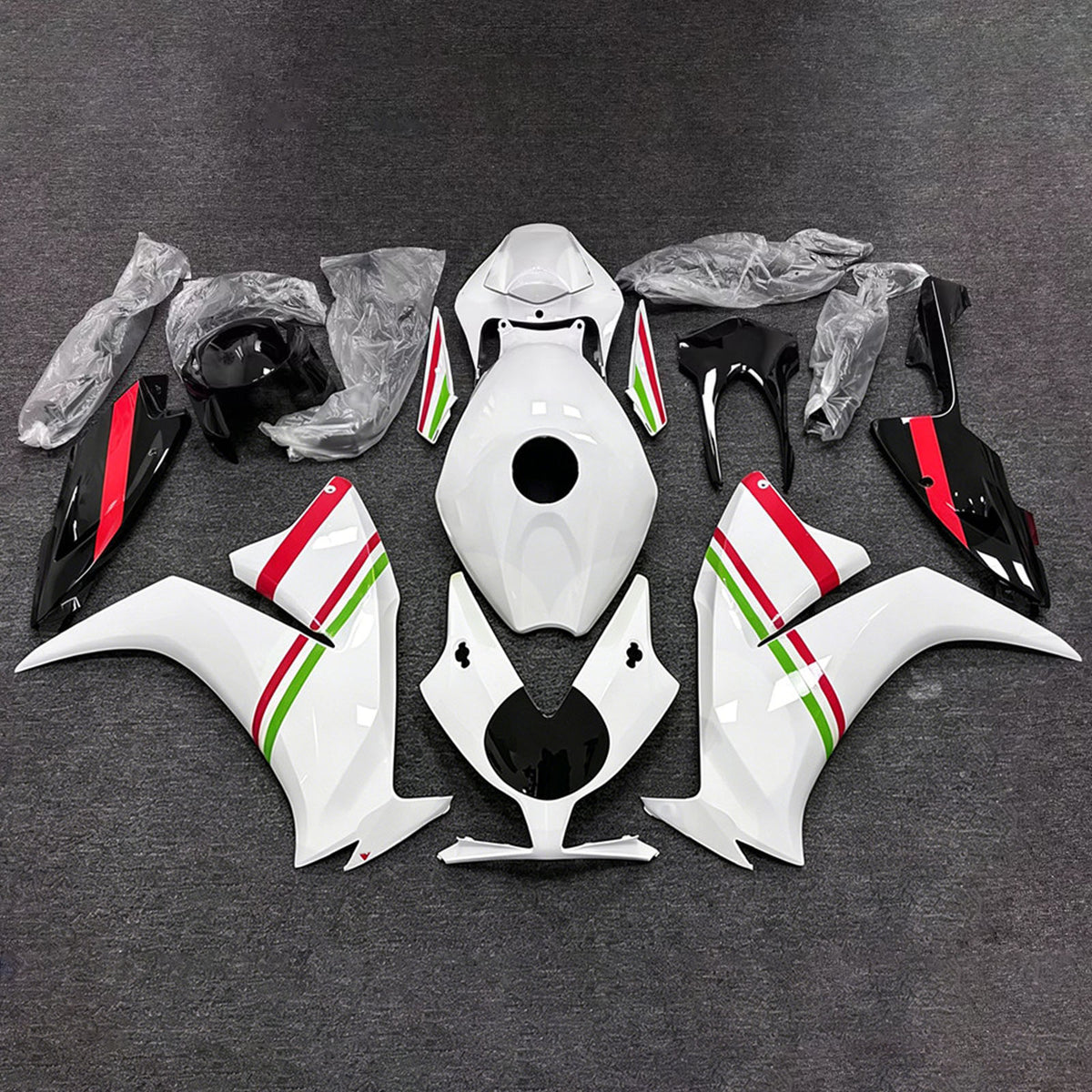 Amotopart 2012-2016 Honda CBR1000RR White Fairing Kit