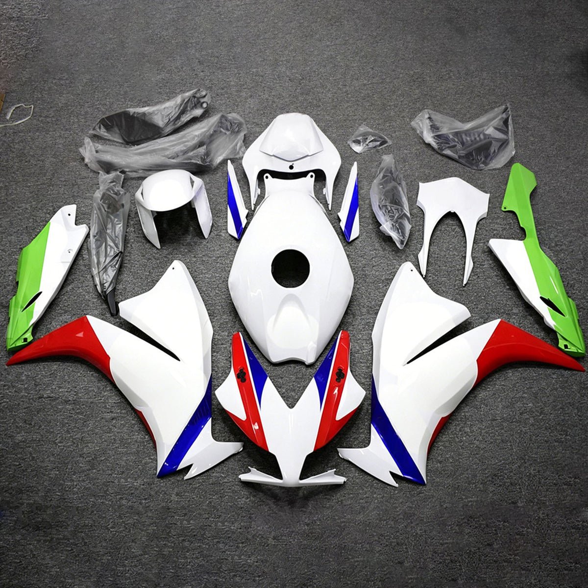 Amotopart 2012-2016 Honda CBR1000RR White Fairing Kit
