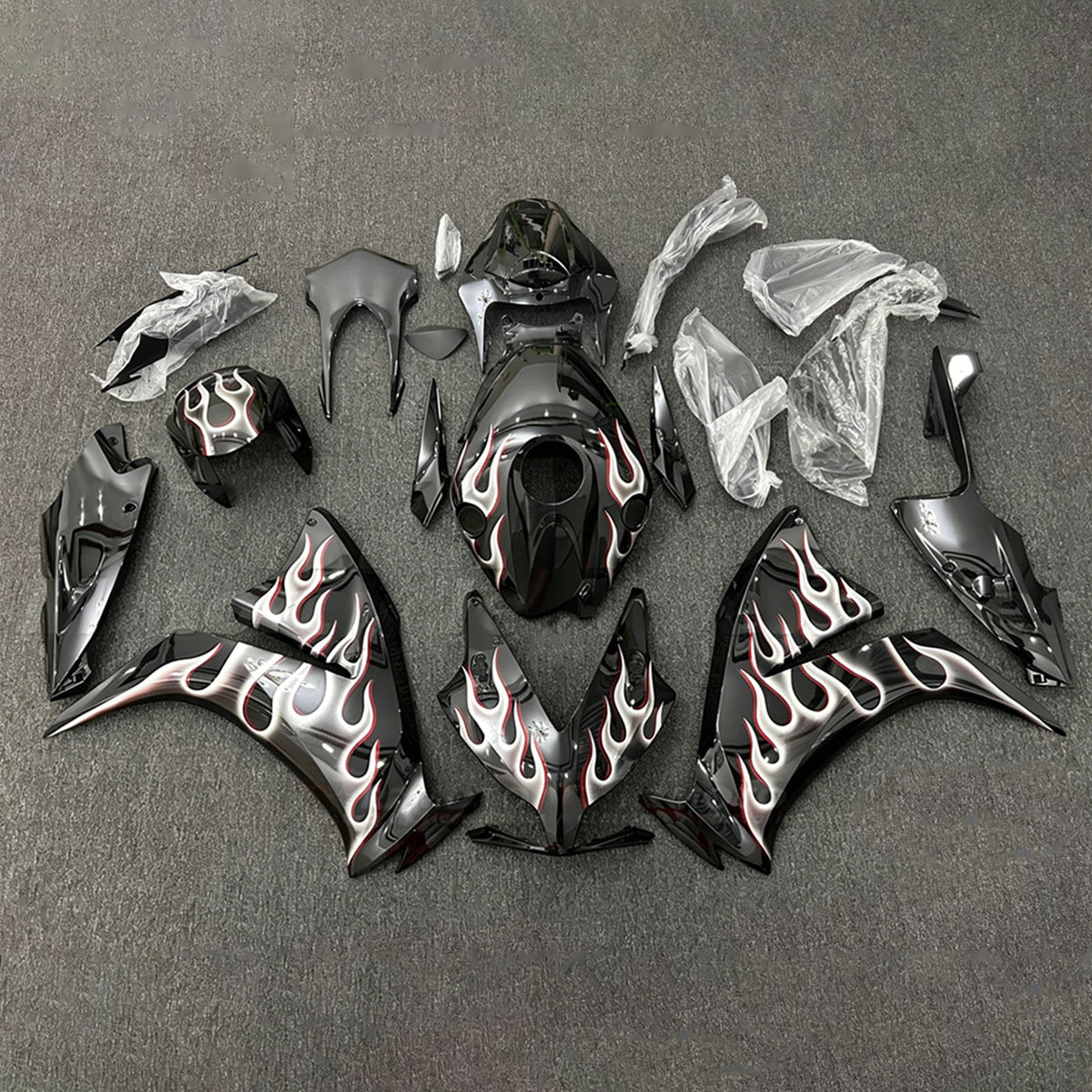 Amotopart 2012-2016 Honda CBR1000RR zwarte kuipset