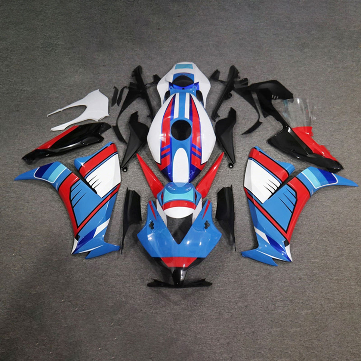 Amotopart 2012-2016 Honda CBR1000RR Blue Red Fairing Kit