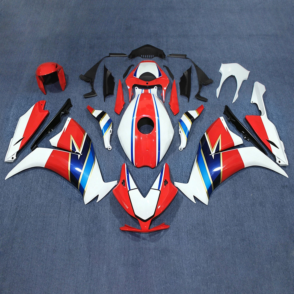 Amotopart 2012-2016 Honda CBR1000RR Red Blue White Fairing Kit