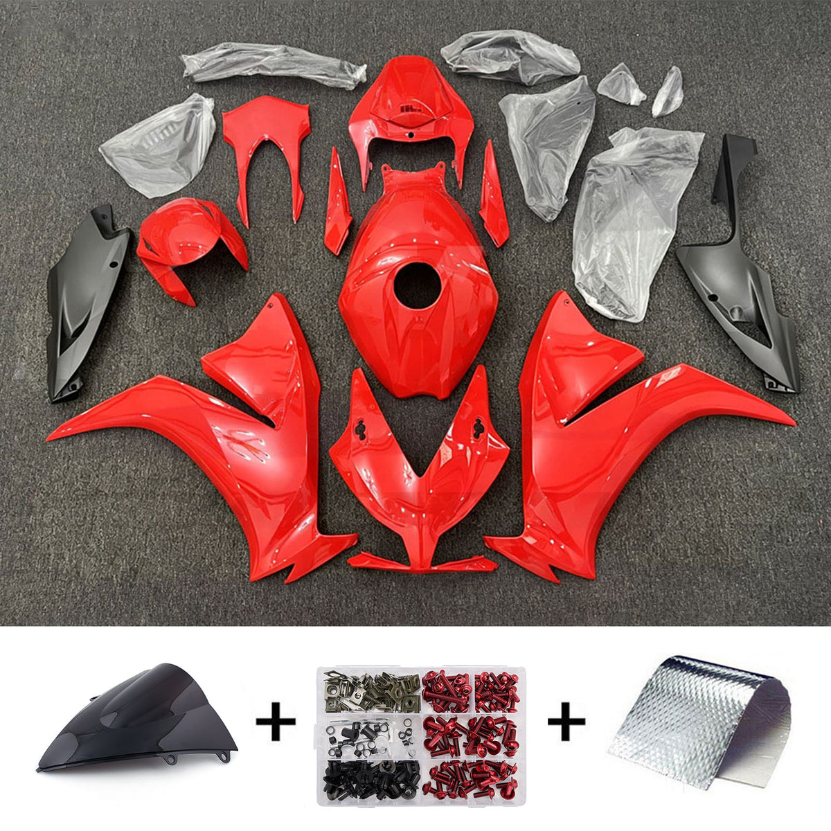 Amotopart 2012-2016 Honda CBR1000RR rode kuipset