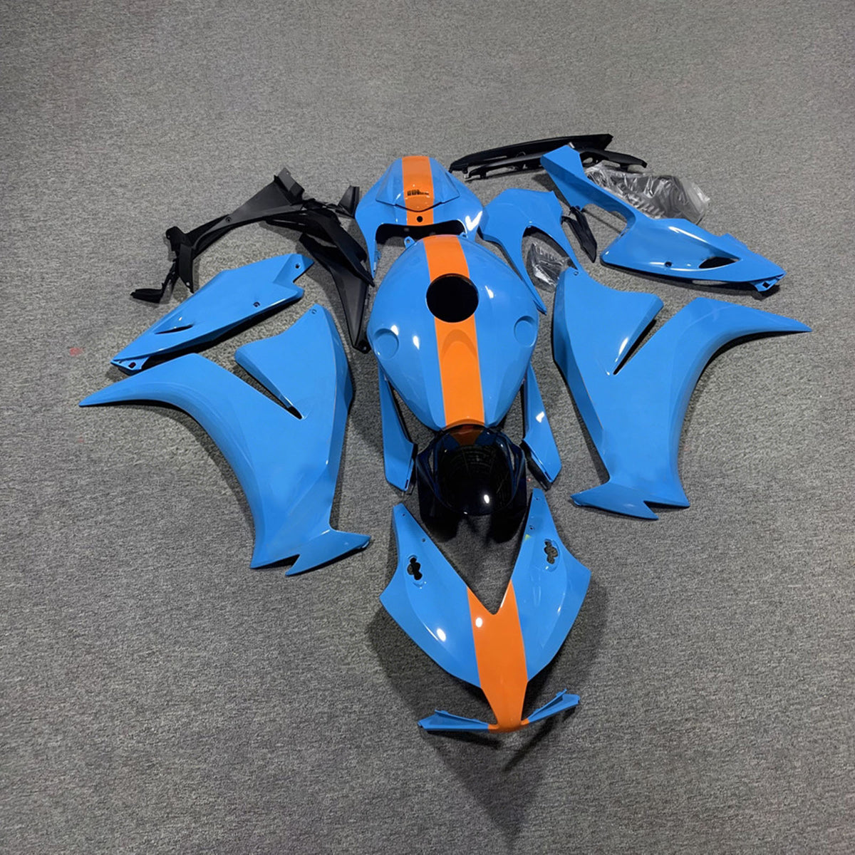 Amotopart 2012-2016 Honda CBR1000RR Blue Orange Fairing Kit