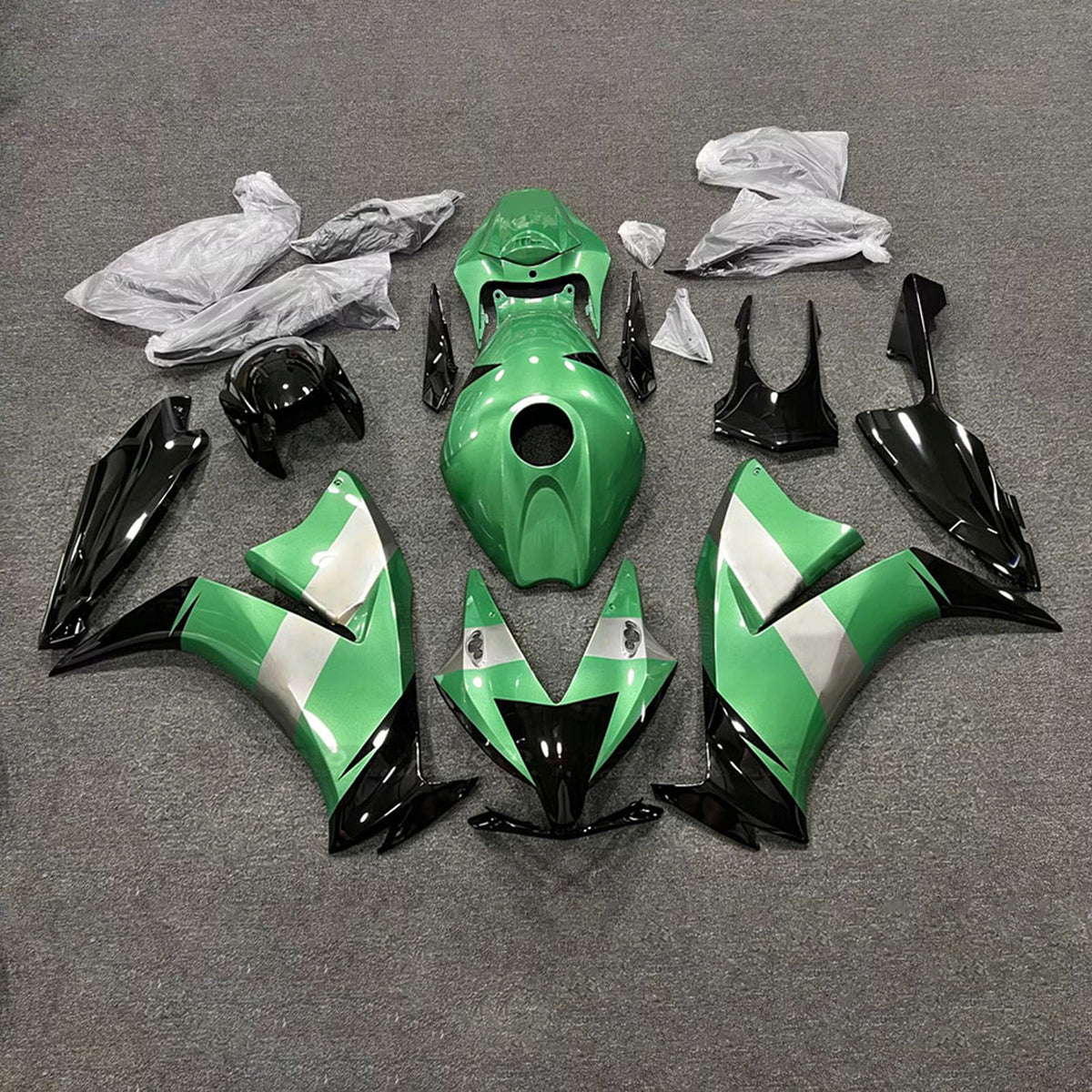 Amotopart 2012-2016 Honda CBR1000RR Green Fairing Kit