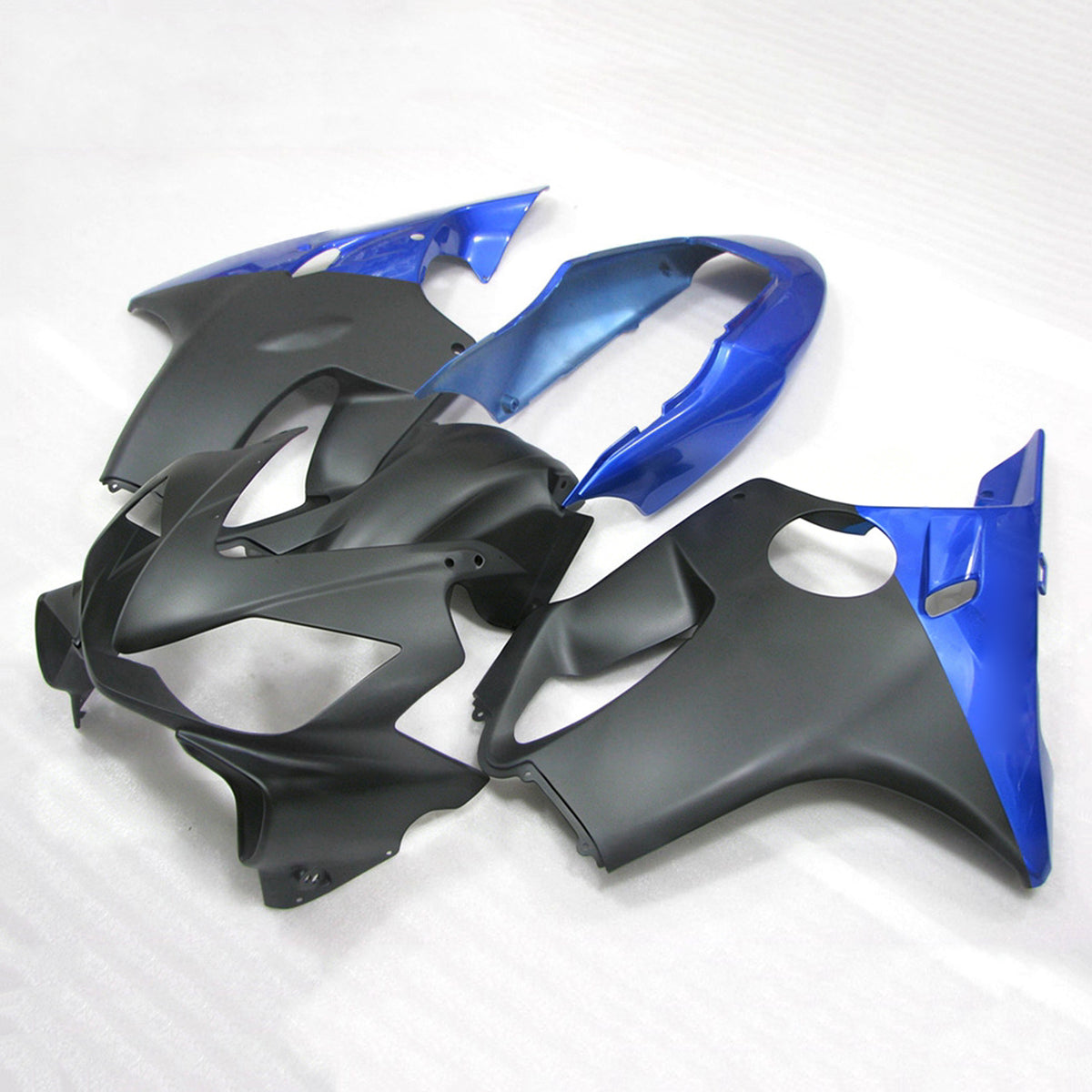 Amotopart 2004-2007 Honda CBR600 F4i Black Blue Fairing Kit