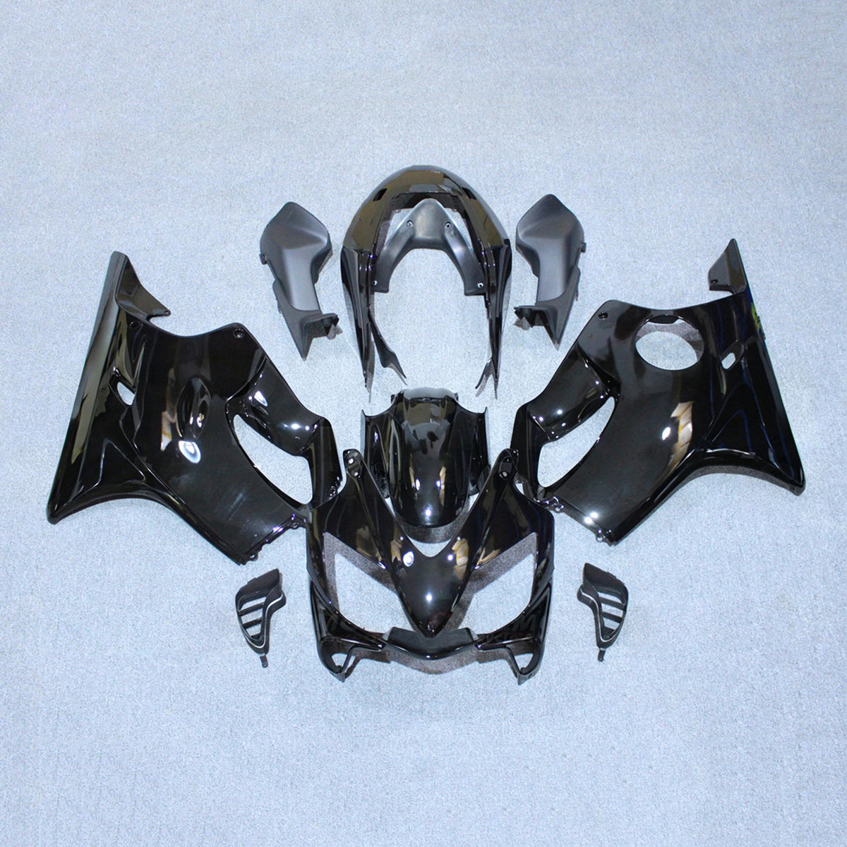 Amotopart 2004-2007 Honda CBR600 F4i Black Fairing Kit