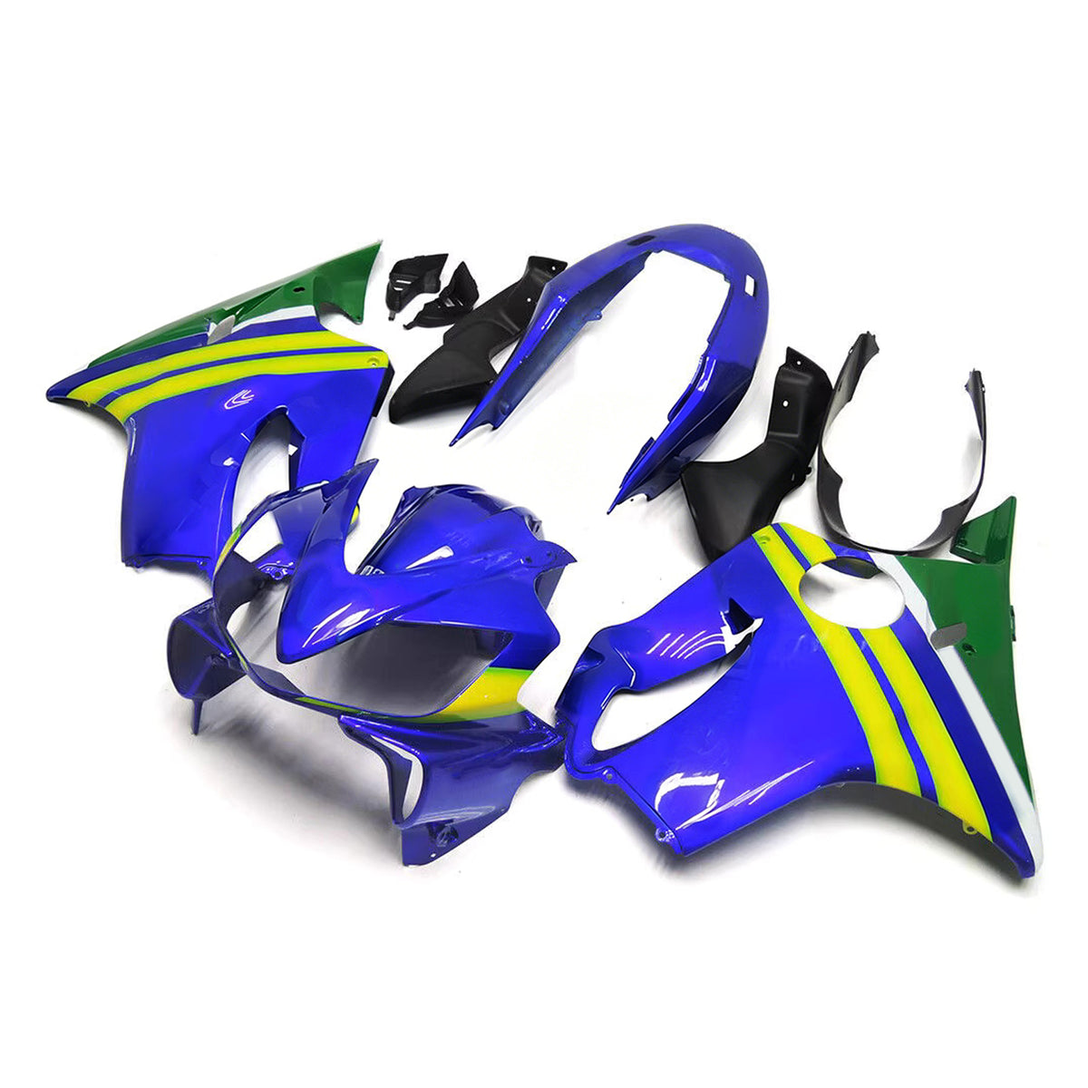 Amotopart 2004-2007 Honda CBR600 F4i Blue Fairing Kit