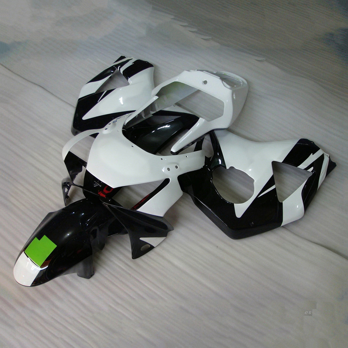 Amotopart 2002-2003 Honda CBR954 White Black Fairing Kit