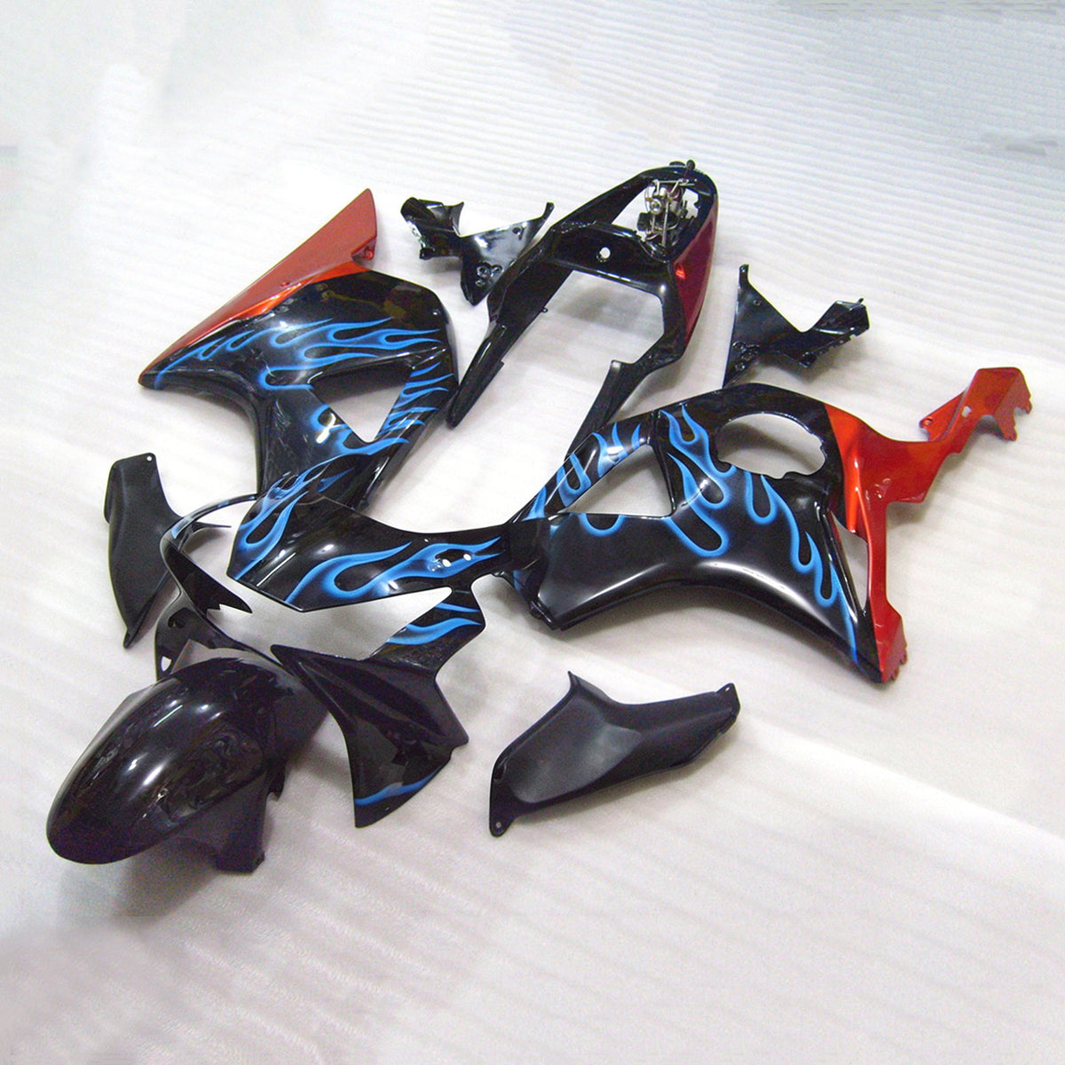Amotopart 2002–2003 Honda CBR954 schwarzes Verkleidungsset