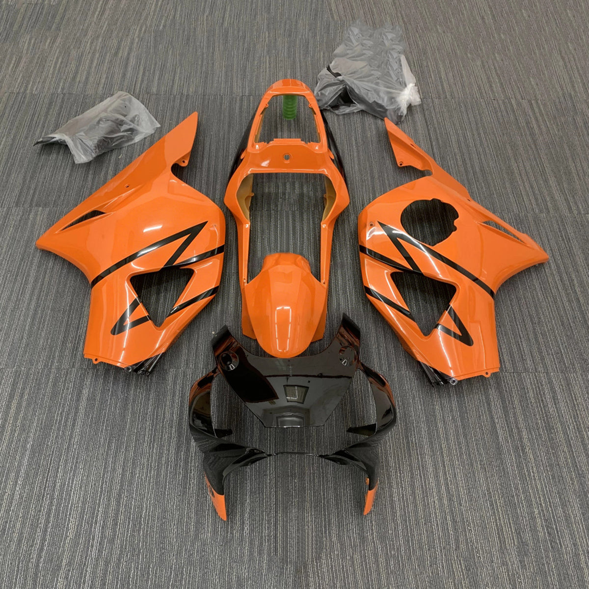 Amotopart 2002-2003 Honda CBR954 oranje zwarte kuipset