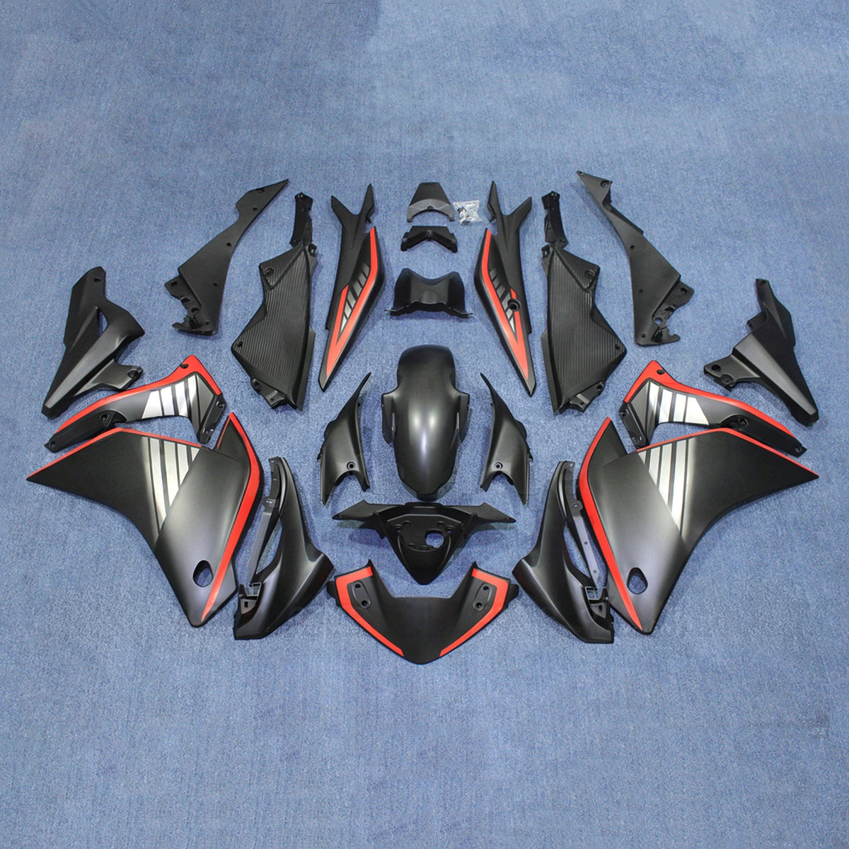 Amotopart 2011-2015 Honda CBR250R Black Fairing Kit