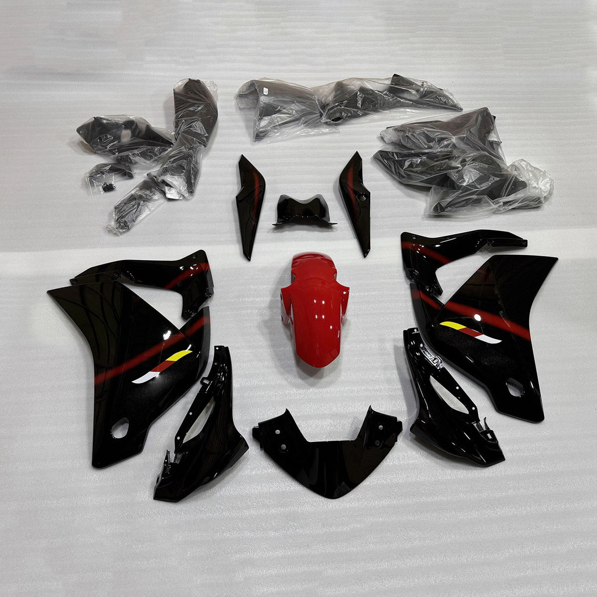 Kit de carenagem preta Amotopart 2011-2015 Honda CBR250R